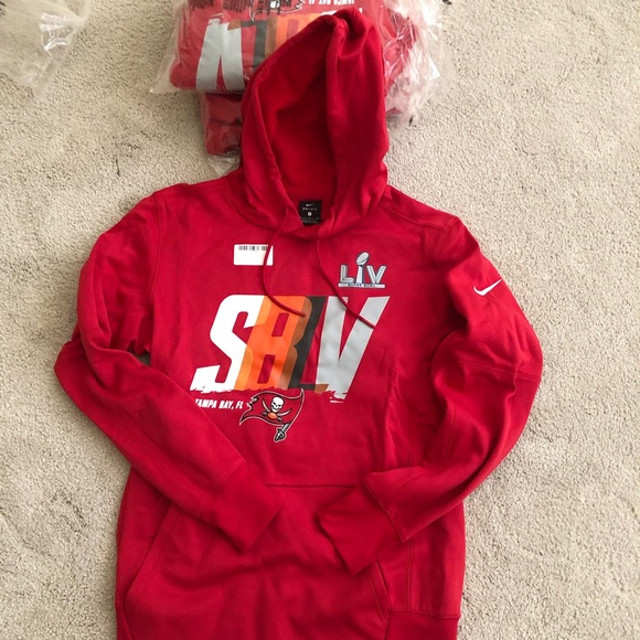 Nike Tampa bay buccaneers hoodie super bowl champions Nike hoodie NEW - Picture 1 of 4